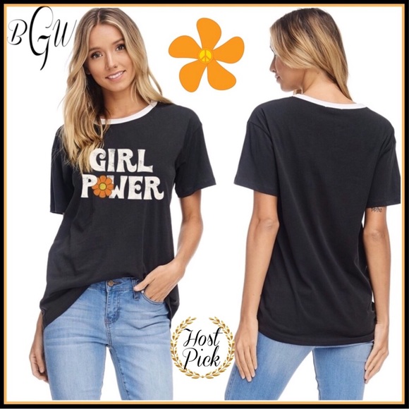 🌺🆕5⭐️🎉HP🎉Girl Power Graphic Tee - Picture 1 of 5